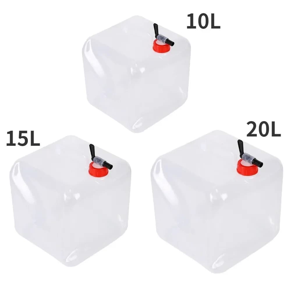 Conteneur de stockage d'eau pliable épais 10/15L/20L, grande capacité, sac de Camping en plein air, seau de réservoir d'eau