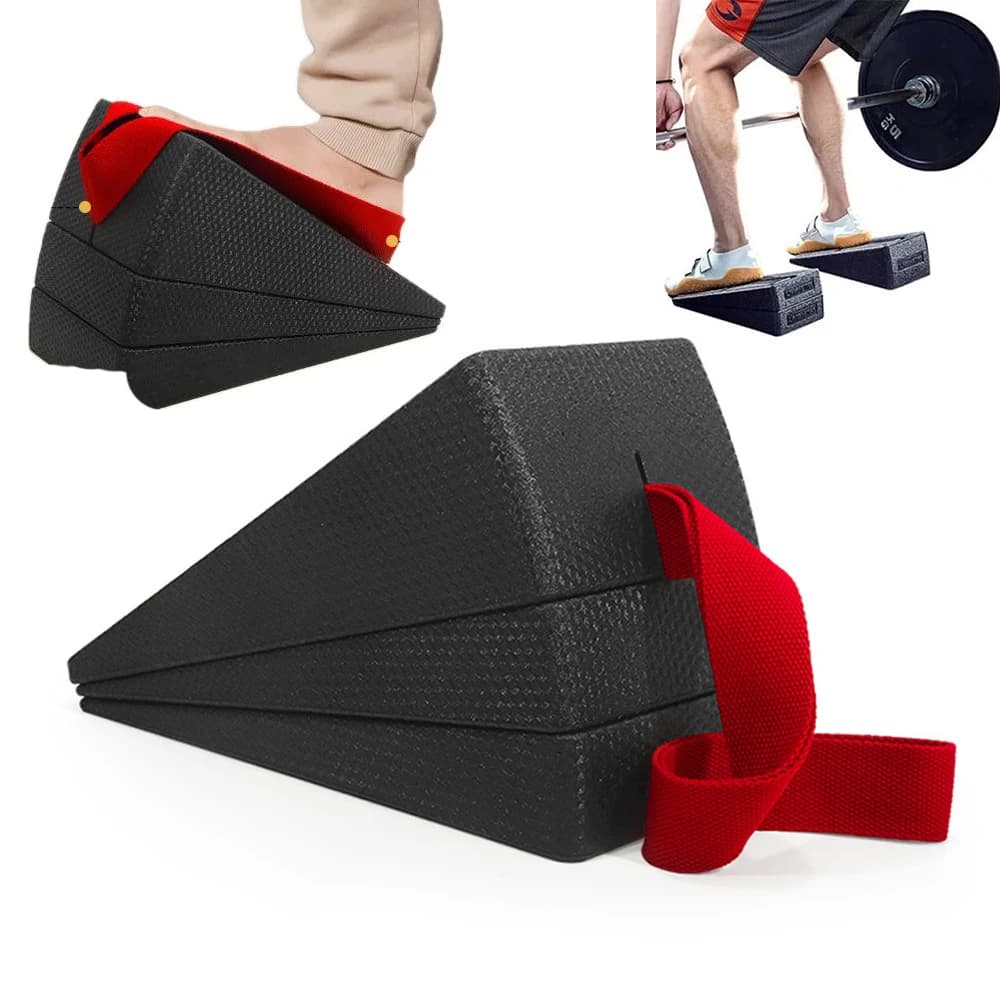 Civières de mollet en mousse réglables, planche inclinée, bloc de cale de Squat pour équipement de physiothérapie de fasciite