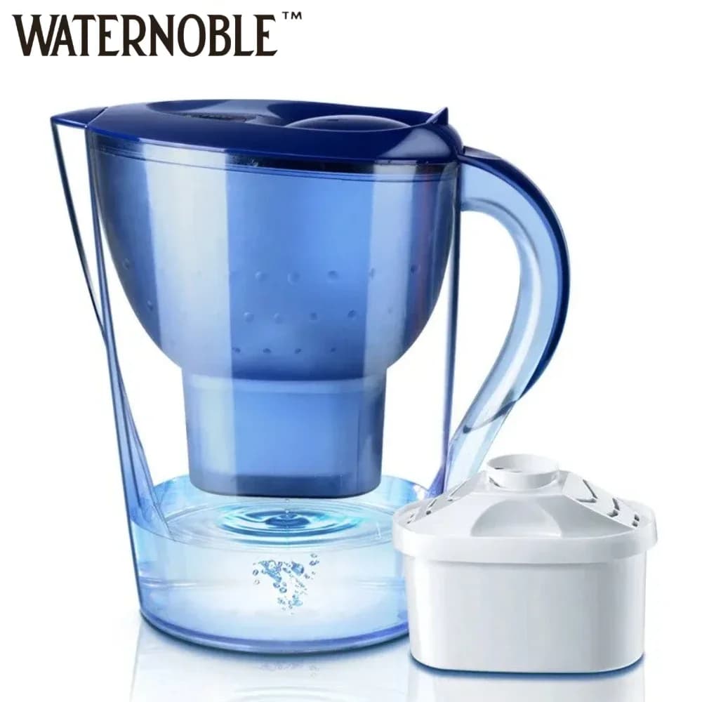 Carafe filtrante d'eau alcaline ultra premium de 3,5 L, sans BPA, avec filtration en 7 étapes et charbon actif qui améliore le pH pour une vie saine