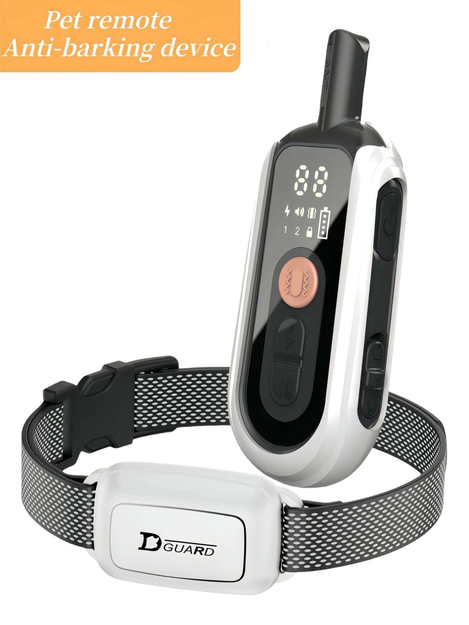 Collier de dressage électrique pour chien, étanche, pour animaux de compagnie, avec télécommande, dispositif Anti-aboiement Rechargeable, toutes