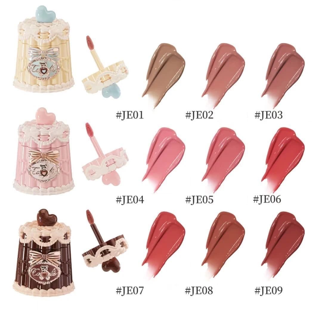 Flowerkaren la COLLECTION BEAR SWEETIE revêtement gelée pour les lèvres brillant à lèvres doux, brillant hydratant, teinte hydratante, finition