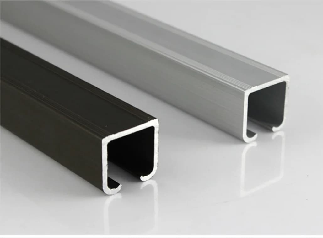 Rail de guidage pour porte coulissante, rail suspendu pour porte vitrée, rail silencieux pour porte à pousser et à tirer, rail pour porte en bois