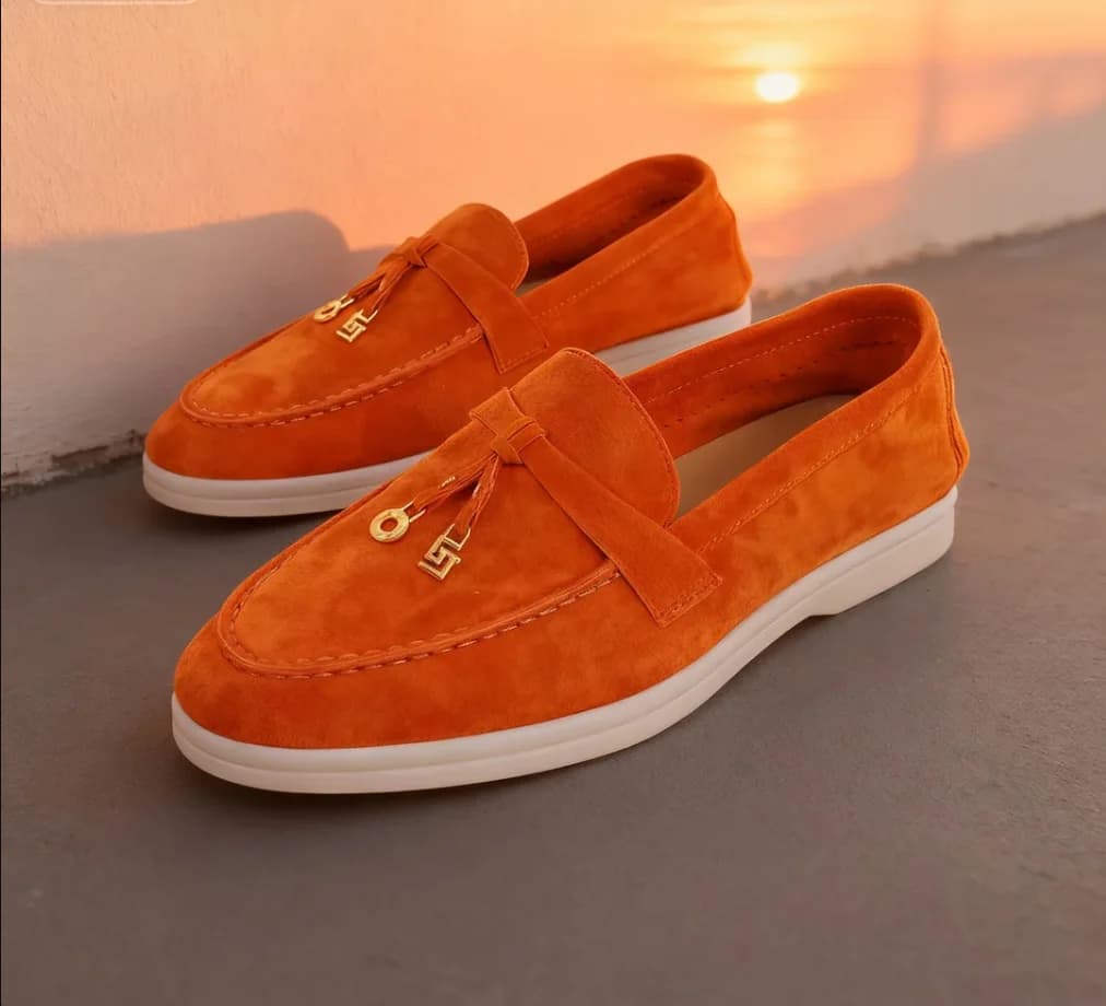 Chaussures décontractées pour femmes neuves, en cuir luxueux, mocassins à bout peu profond, chaussures de sport à semelle épaisse pour femmes,