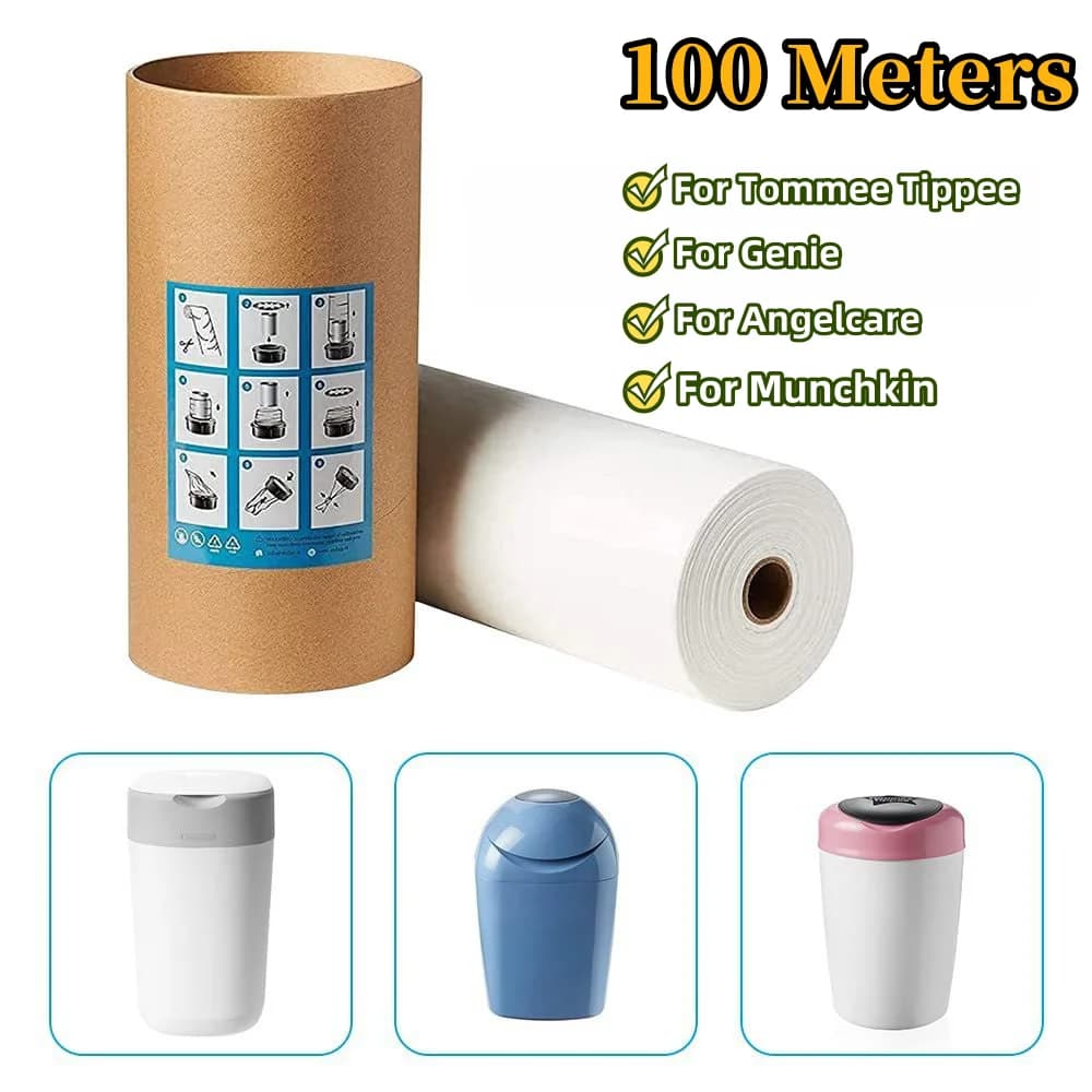 Recharges de seaux à couches pour Tommee Tippee, sacs de recharge de couches pour bébé pour génie pour Angelcare pour Munchkin