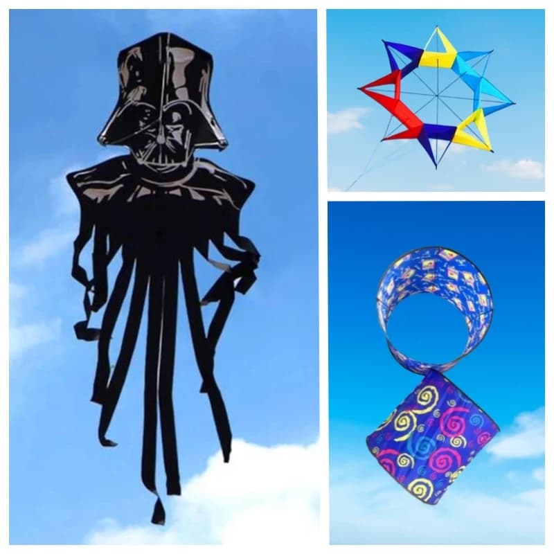 Cerf-volant 3d, jouets d'extérieur, cerfs-volants en Nylon avec ligne de ficelle pour enfants, cerf-volant d'aigle pour adultes, cerf-volant de