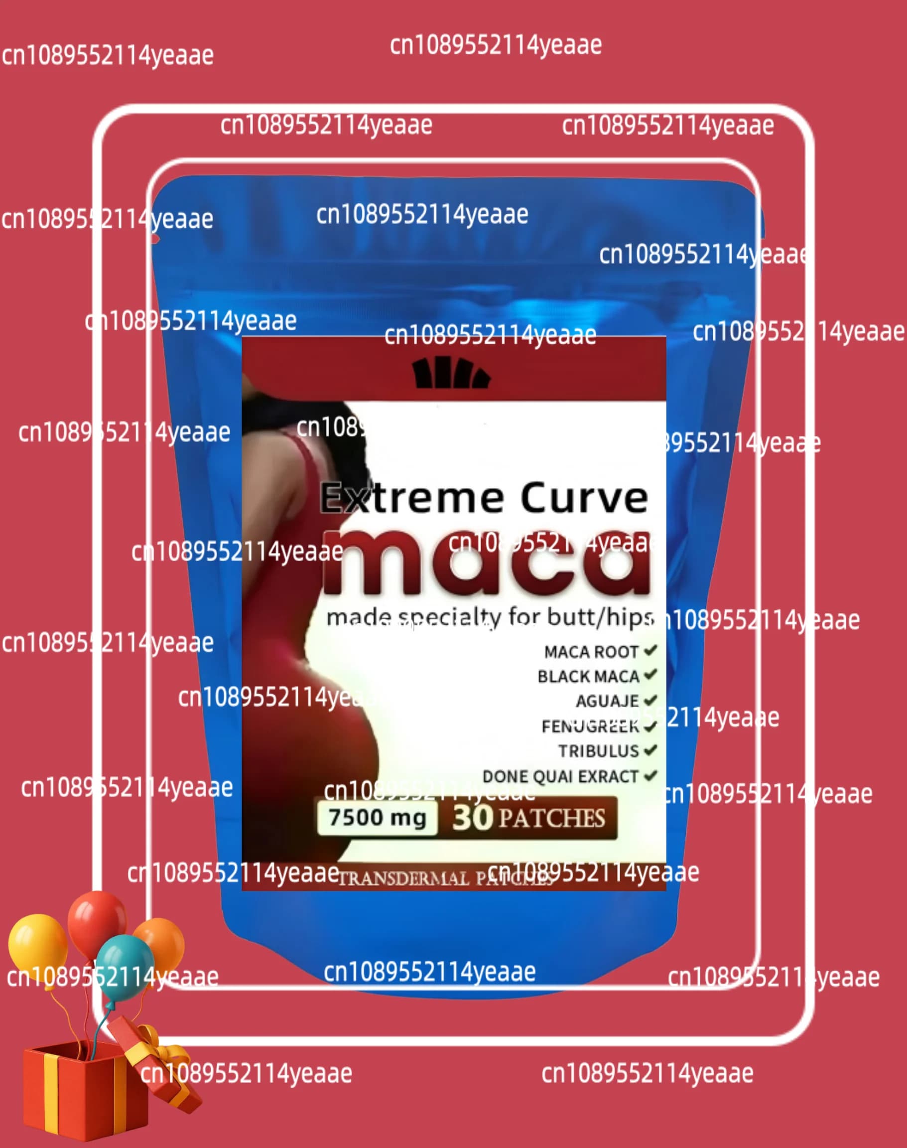 Patchs transdermiques à la racine de maca pour femmes, favorisent l'énergie et l'équilibre hormonal, spécialement conçus pour les fesses/hanches,