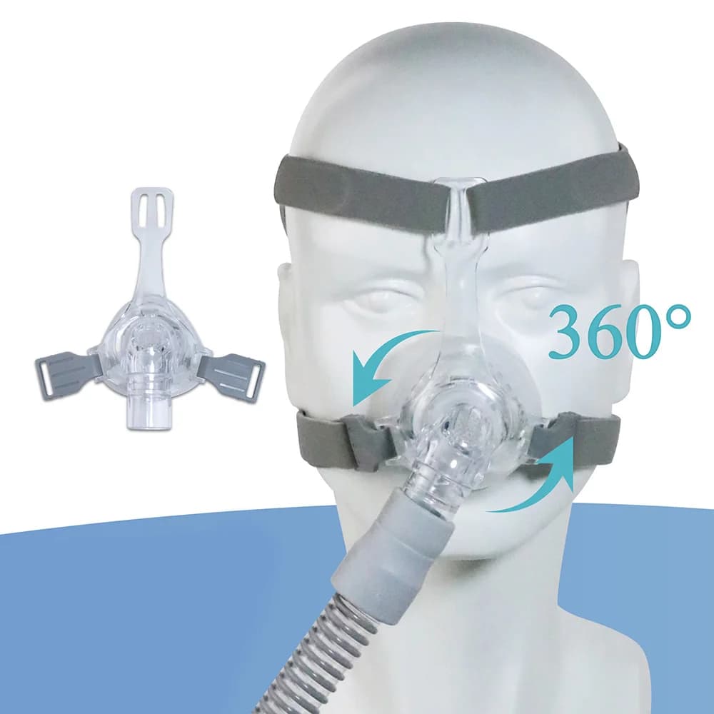 Masque nasal masque complet CPAP Auto CPAP APAP BIPAP Machine masque facial nasal réutilisable pour Machine CPAP Anti ronflement aide au sommeil