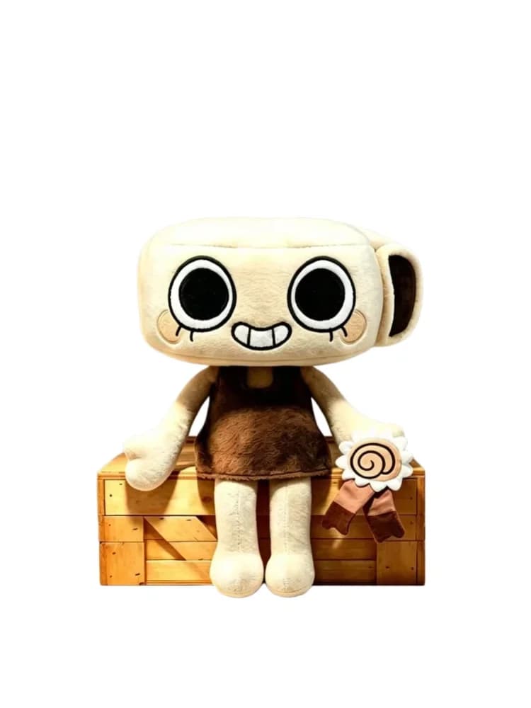 Dandys World Shelly Peluche Douce, Poupée de Dessin Animé, Accessoire de Jeu, Cadeau de Collection pour Décoration d'Intérieur, Ornement de