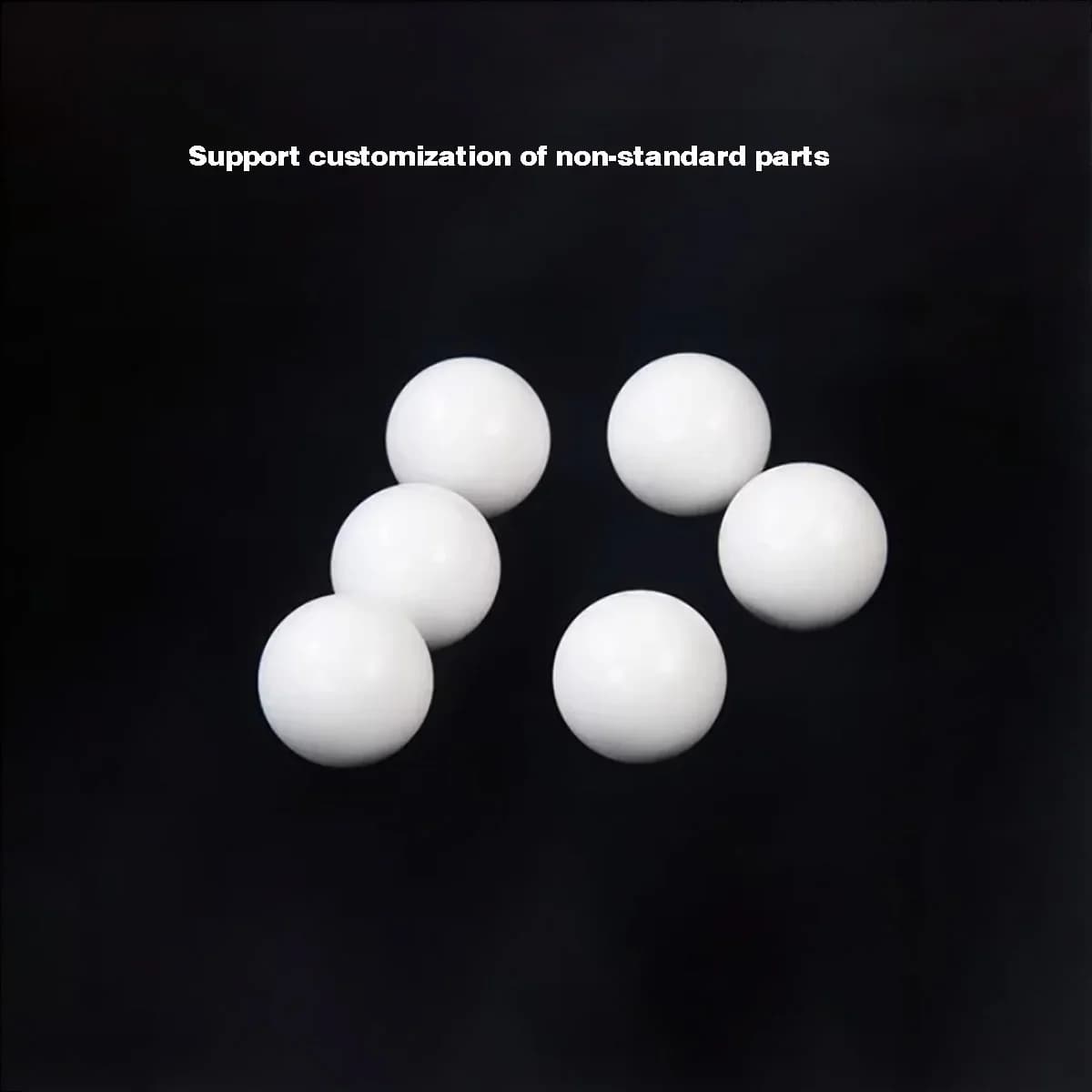 Boule en PTFE, roulement à billes scellé isolé électriquement résistant à la Corrosion, diamètre 3mm-120mm, pompe à membrane, roulement à