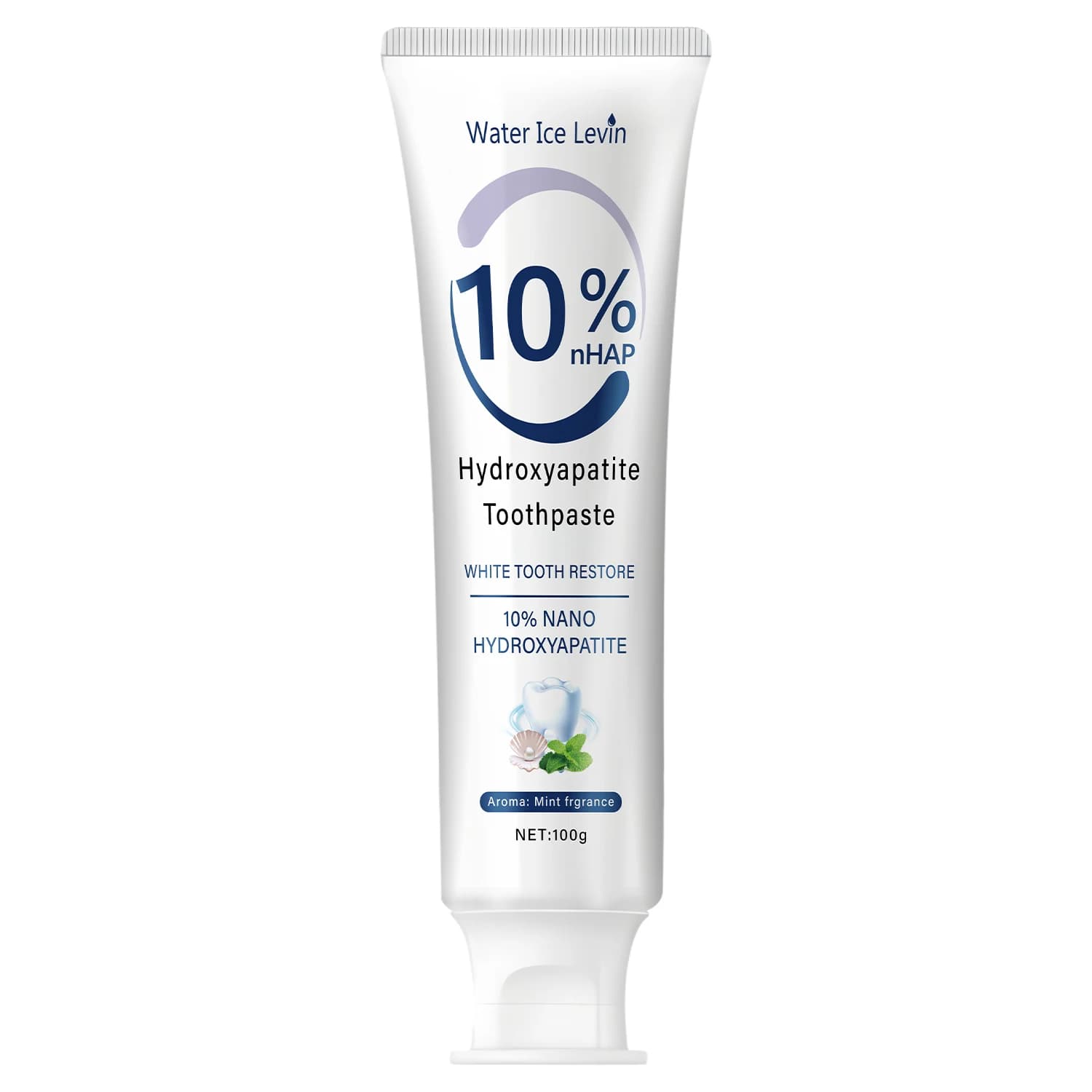 Le dentifrice nano hydroxyapatite 10% restaure les dents blanches. Protege les gencives. Nettoyage en profondeur. Éclairez le sourire. 100 g de