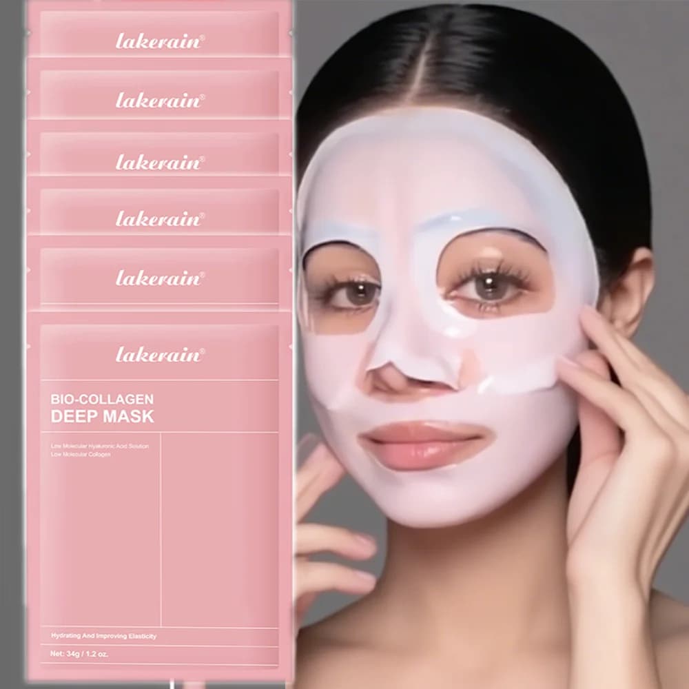 Bio-colagène véritable masque profond supplément collagène hydratant nuit masque hydrogel amélioration de l'élasticité minimisant les pores