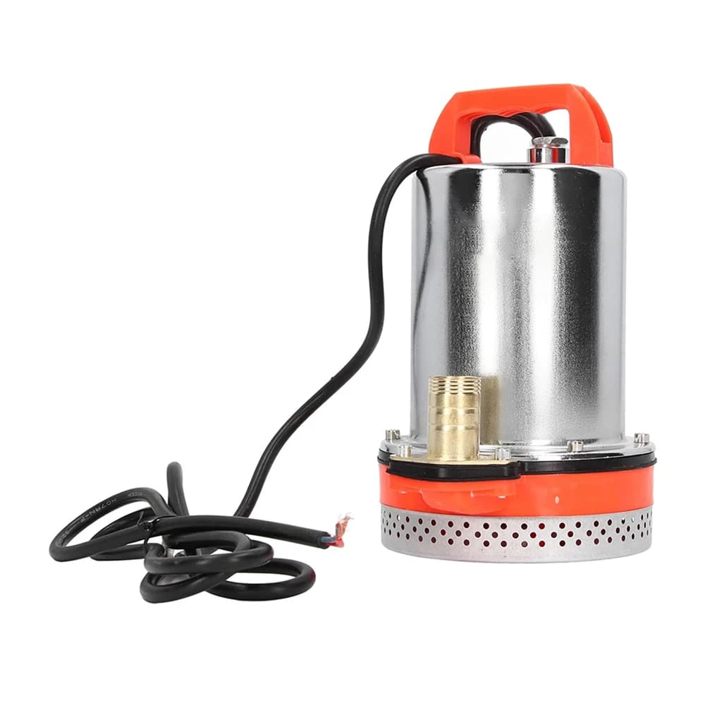 Pompe submersible en acier inoxydable Podofo, petite pompe solaire à batterie pour le nettoyage des piscines, hauteur de refoulement 8 mètres,