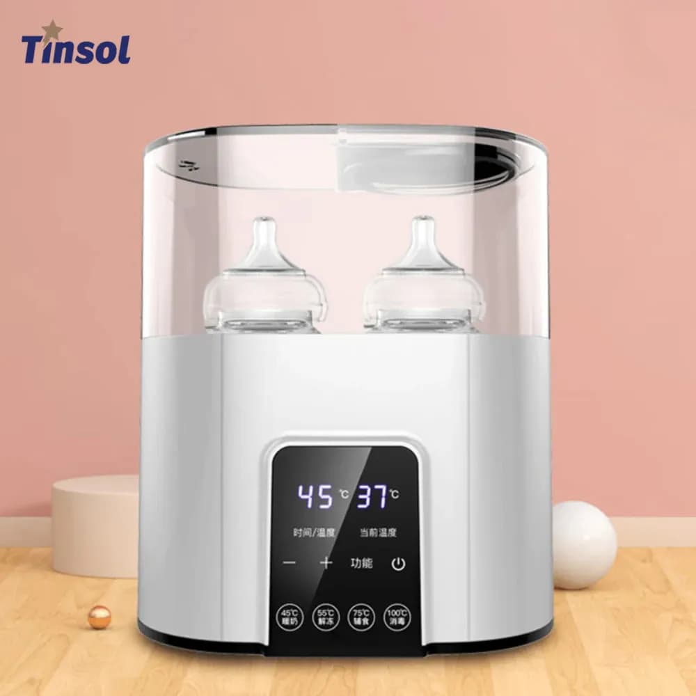 TINSOL multi-fonction bébé chauffe-biberon stérilisateur rapide chauffe-biberon de lait maternel avec contrôle précis de la température