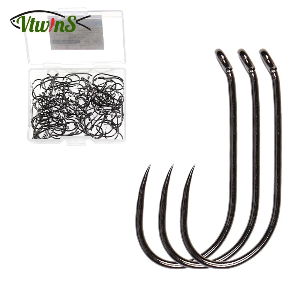 Hameçon de pêche à la mouche en acier à haute teneur en carbone, hameçon mou, modèles de mouches, émerges, tchèque
