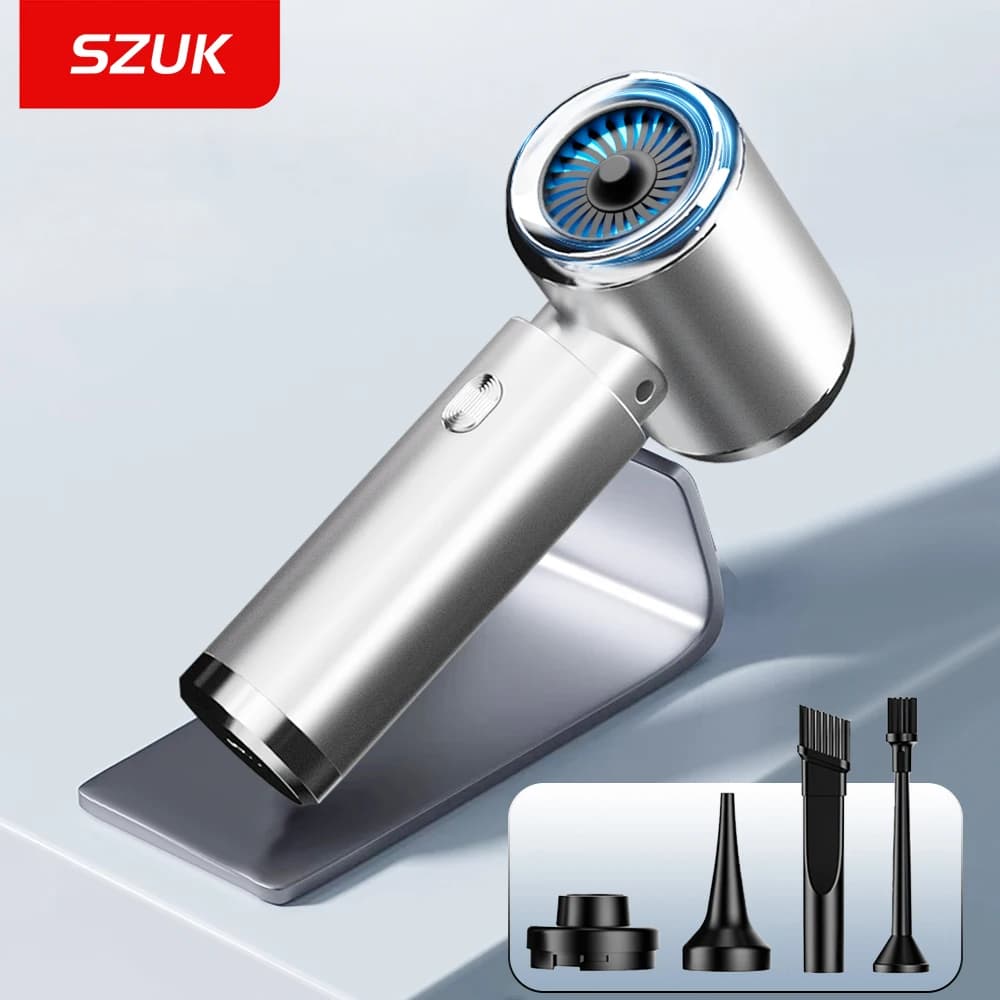 SZUK aspirateur de voiture 90000PA puissant sans fil Machine de nettoyage à main Mini aspirateur Portable pour voiture maison et bureau