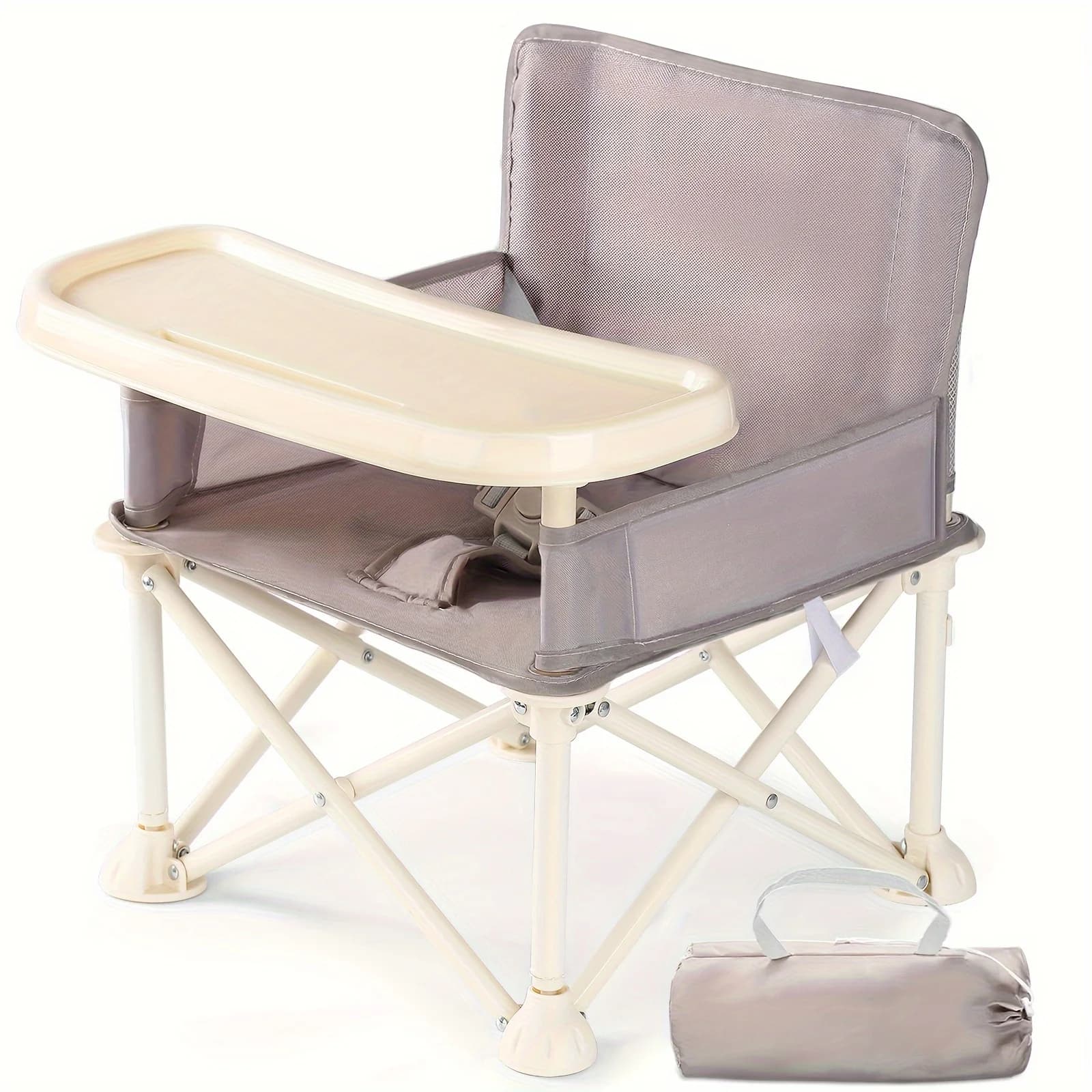 Chaise haute durable pour bébés – Repose-pieds réglable et coussin amovible pour une alimentation confortable |   Grandit avec votre petit