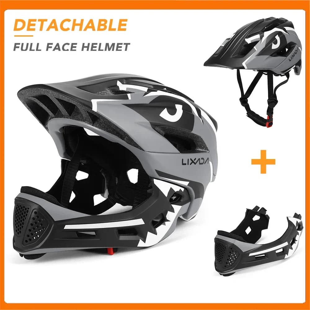 Nouveaux enfants casque intégral détachable pour BMX vélo skateboard patinage à roulettes réglable résistant aux chocs équipement de sécurité