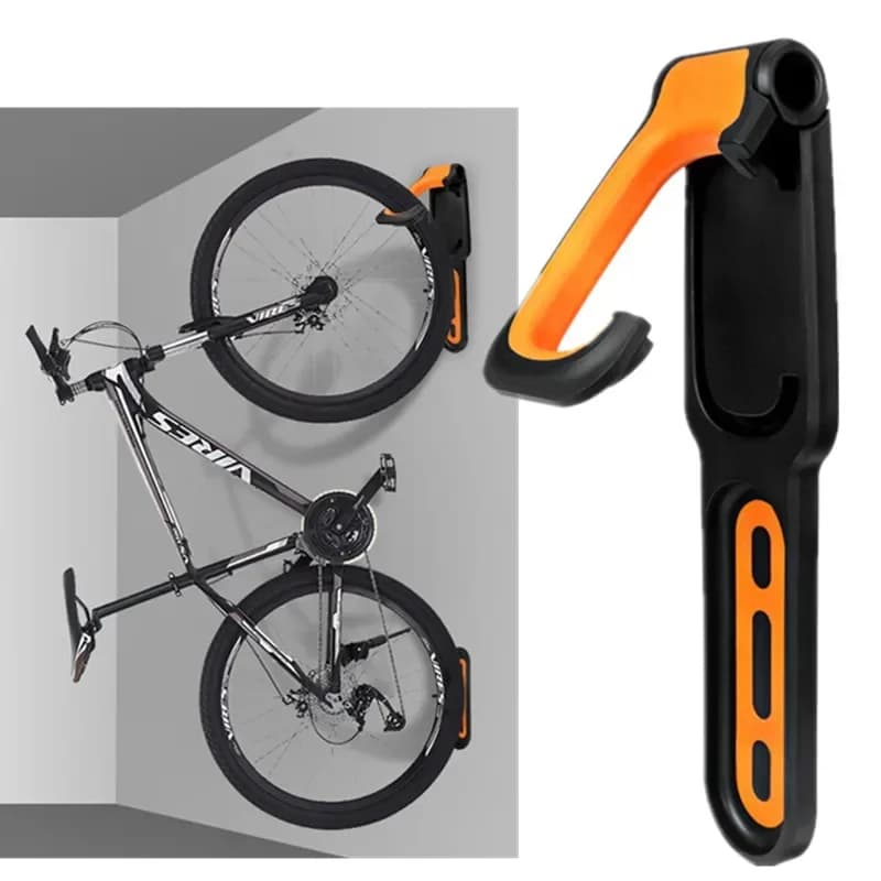 Support mural pour vélo, 1 pièce, rangement de vélo de route et vtt, crochet de suspension fixe, Support de vélo, boucle de stationnement pour