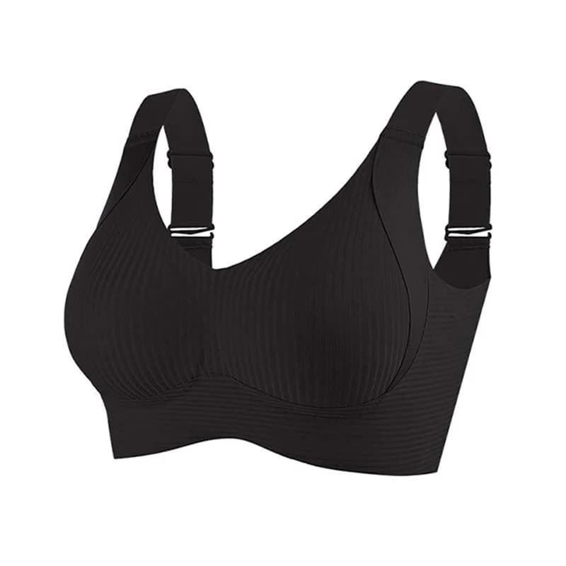 Sous-vêtements sans couture pour femmes, Style fin, gros seins, petits seins, sans fil, grande taille, soutien-gorge amovible et Anti-affaissement,