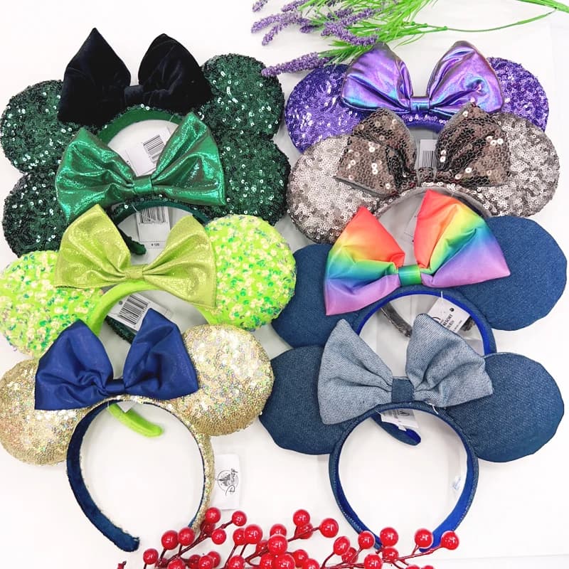 Disney-Bandeau de cheveux en peluche pour adultes et enfants, serre-tête, nœud, sauna, Fairworks, clé, souris, grandes oreilles, cosplay, cadeau de