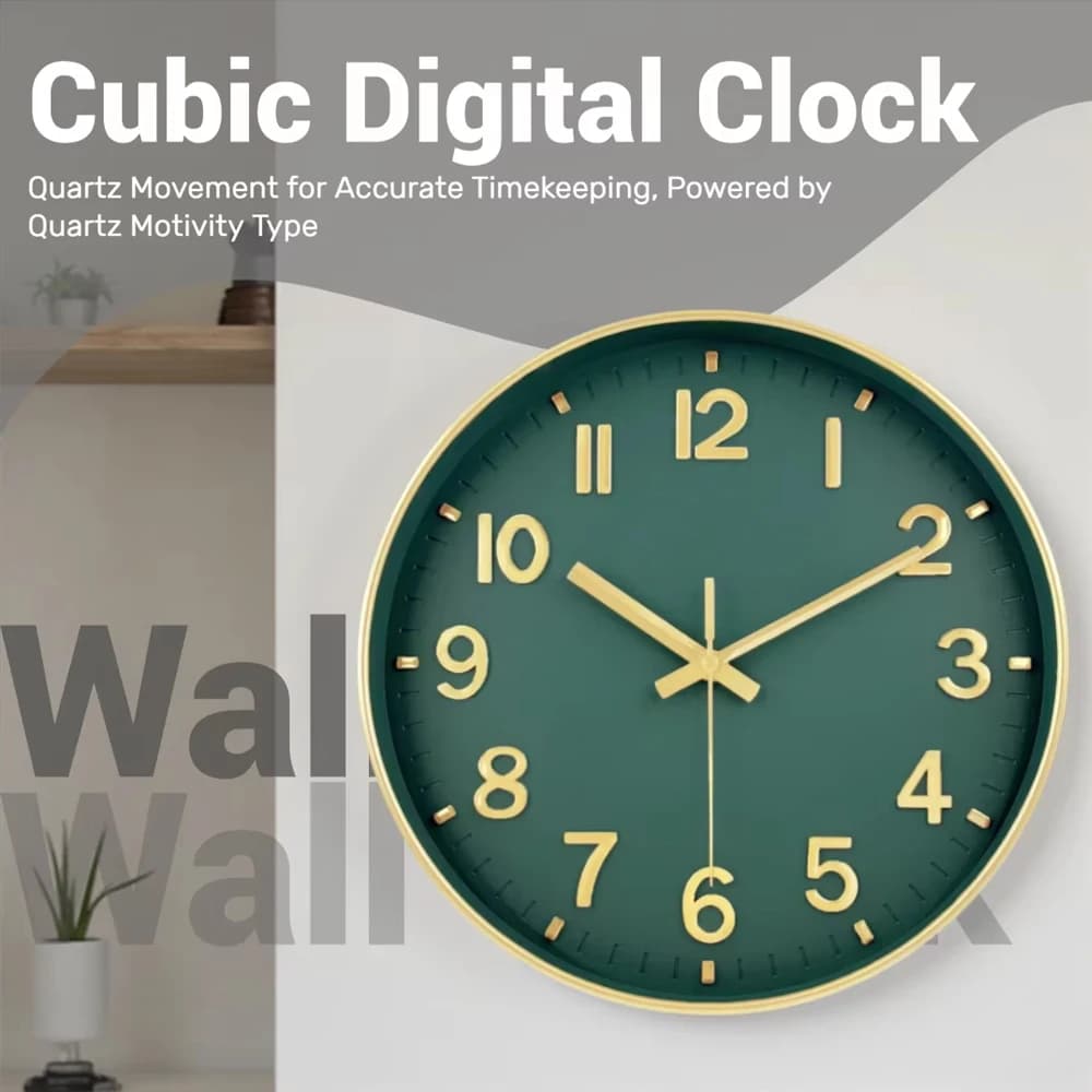 Horloge murale à Quartz rétro moderne 3D cubique numérique horloge silencieuse salon chambre horloge murale mode sans tiche décoration de la