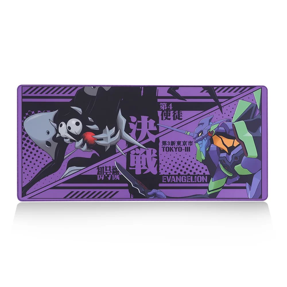 Tapis de souris et de clavier Anime EVA imprimé HD, tapis de bureau extensible Kawai en caoutchouc, accessoires PC antidérapants, tapis de