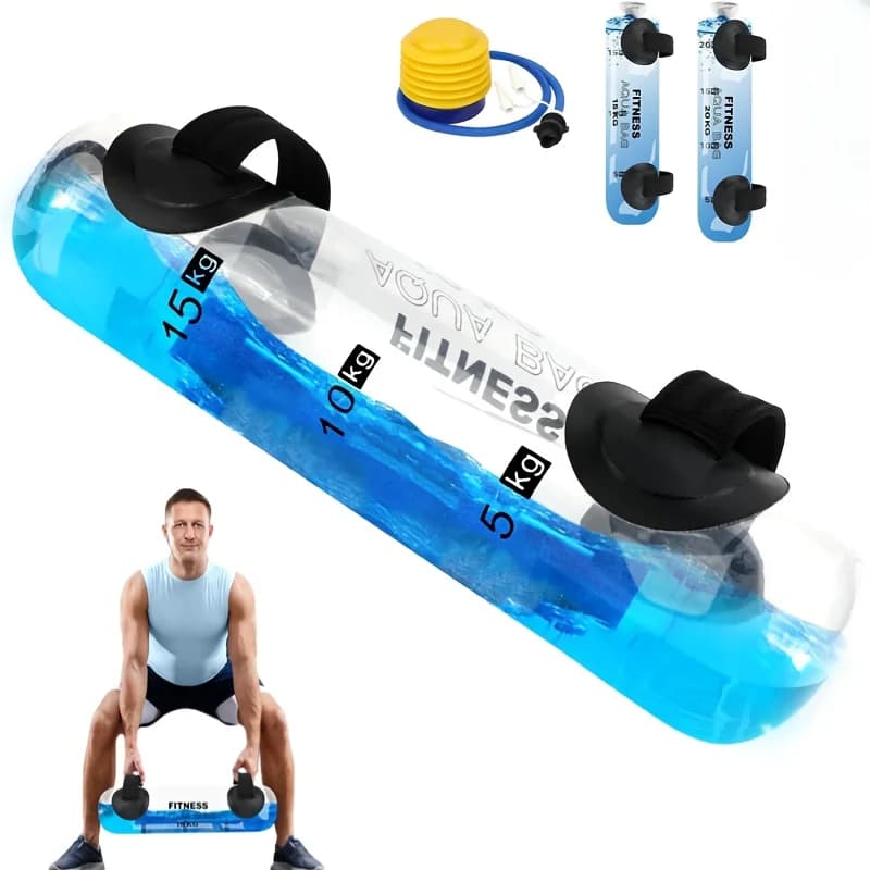 1 Pc Gym Fitness Aqua sac eau poids sac réglable entraînement sacs de sable poids Alternative Portable sac de sable équipement de Fitness