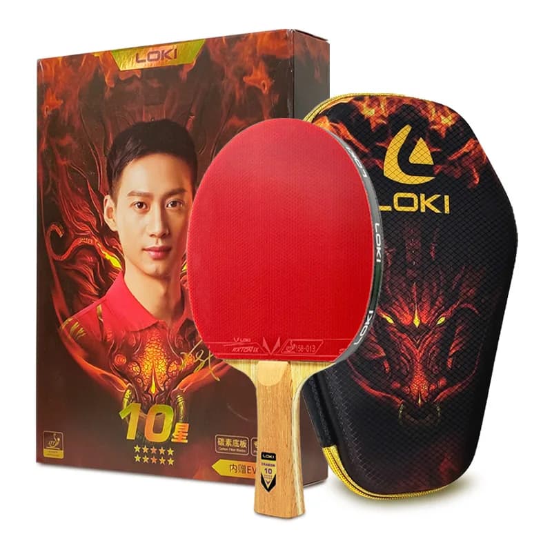 Raquette de Tennis de Table LOKI originale, série Dragon, raquette de Ping-Pong, batte professionnelle 6/7/8/9/10 étoiles pour tous les joueurs de