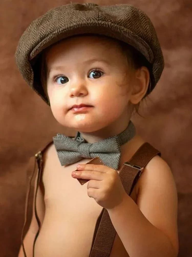 Casquette de journal en laine Vintage pour garçons et filles, béret plat en Tweed, chapeau de taxi pour enfants en bas âge, Pageboy pour enfants de