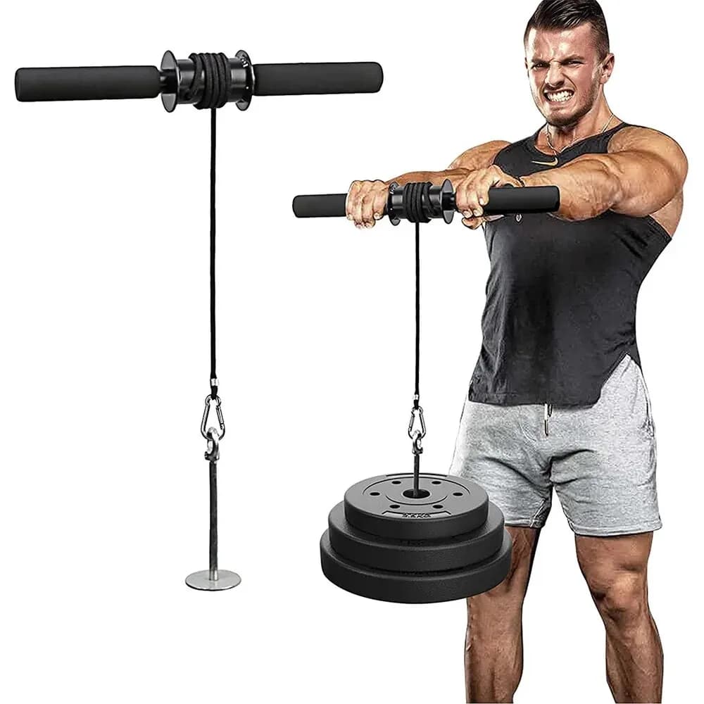 Poignet avant-bras Blaster bras musculation formateur exercice avant-bras rouleau avec poignée équipement de Fitness entraînement de gymnastique à