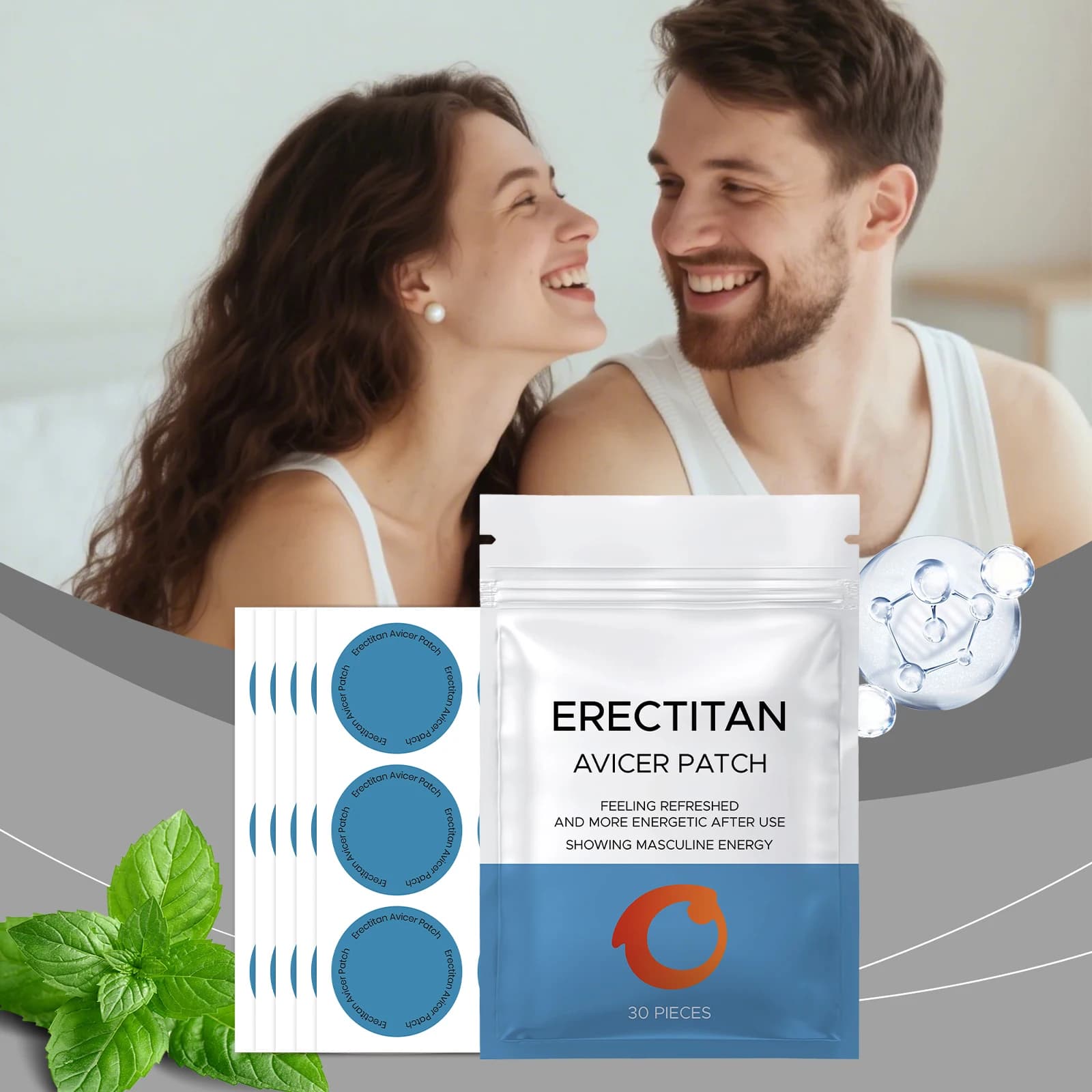 Patch de soin quotidien pour la peau pour hommes – Formule douce et douce tout-en-un, utilisation externe pour tout le corps, nourrit et supporte la