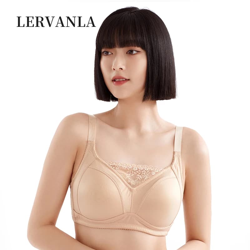 LERVANLA 6030 Soutien-gorge pour femme en silicone avec forme de poitrine artificielle pour prothèse mastectomie