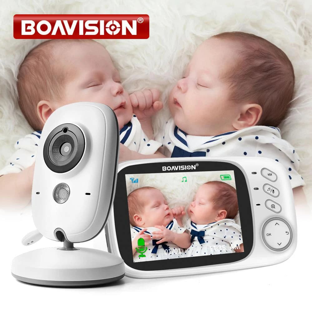 VB603 vidéo bébé moniteur 2.4G sans fil avec 3.2 pouces LCD 2 voies Audio parler Vision nocturne Surveillance caméra de sécurité Babysitter