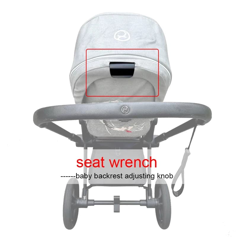 Bumosquito-Siège de siège pour Cybex Priam 2/3/4 Platinum ata os 2/3 Balios S/Lux, ajusteur de carte arrière, interrupteur de dossier, accessoires