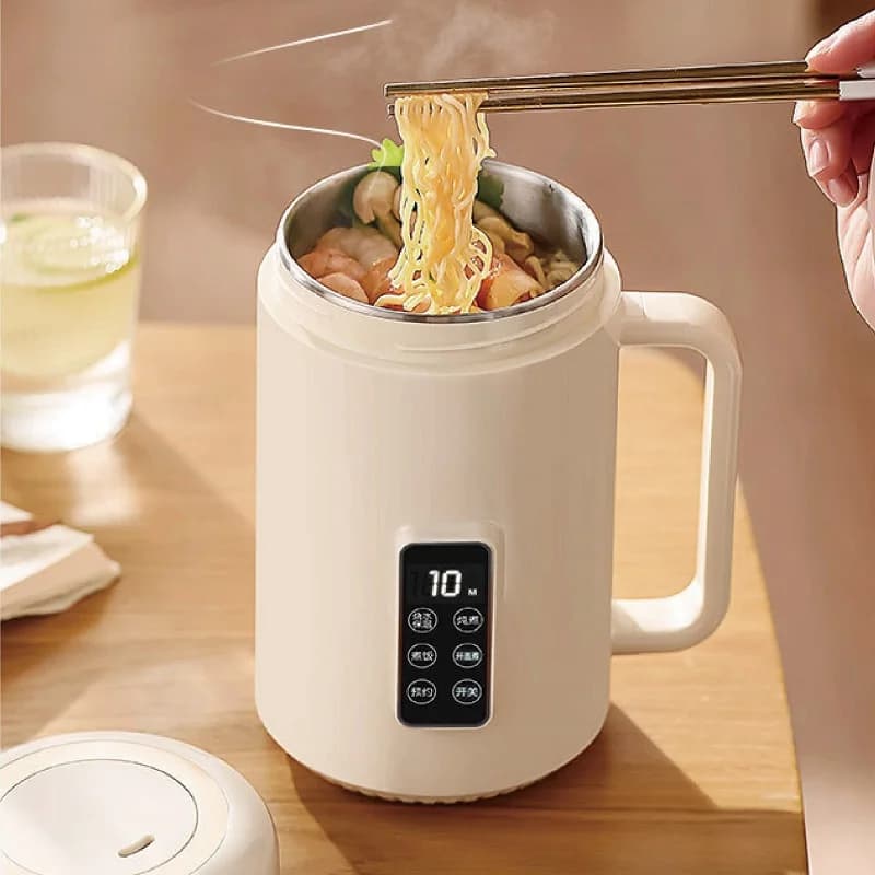 Bouilloire électrique 500W 12h, Pot spécial pour bouillie de rendez-vous, tasse de santé Portable en acier inoxydable 304, cuiseur à riz