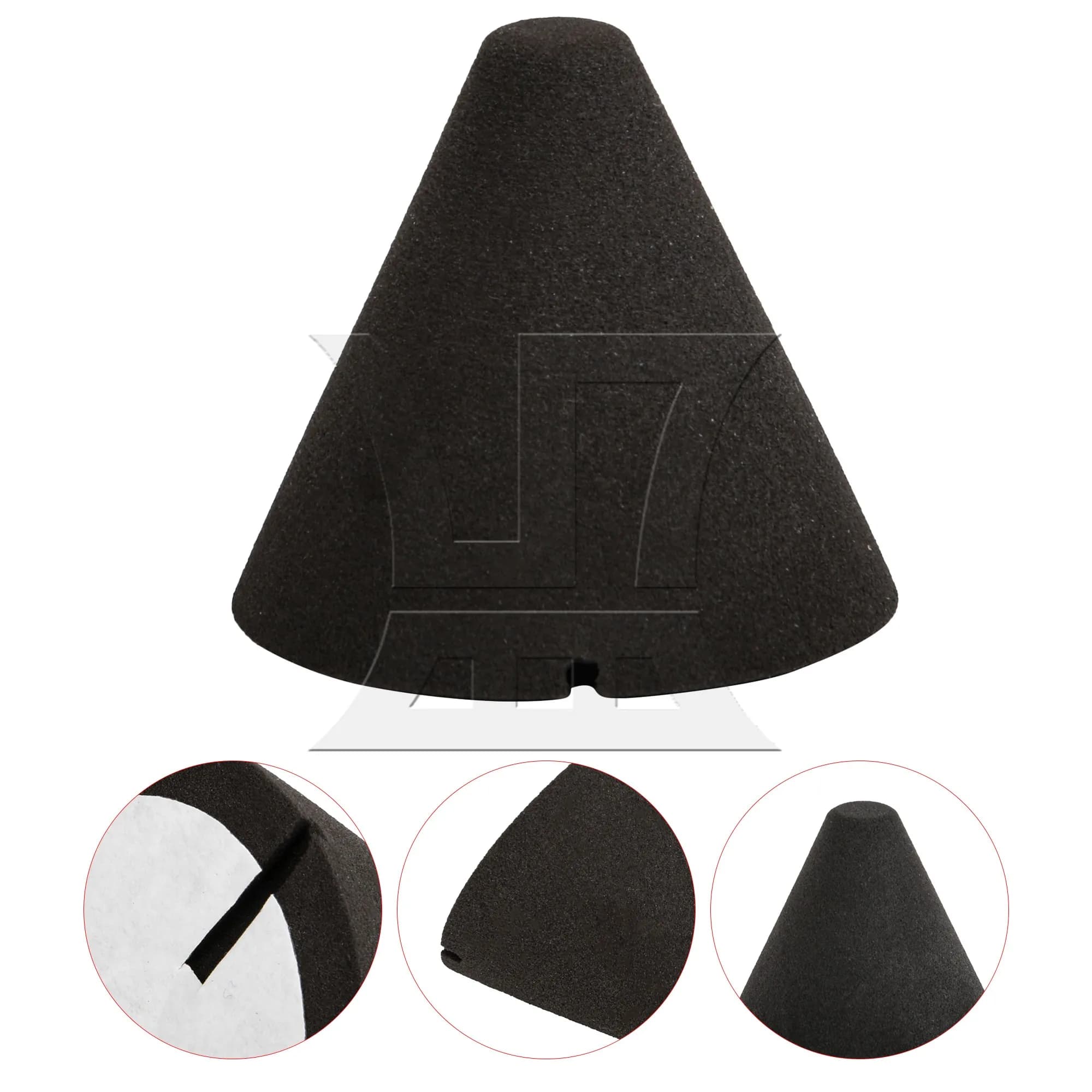 4 pièces Capteur conique piézoélectrique 35x37mm pour pad de batterie électronique, Pièces de rechange et accessoires de réparation pour