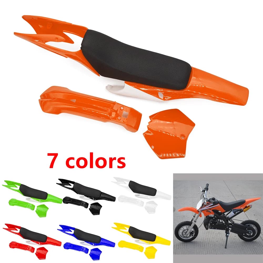 Analyste de carrosserie de carénage pour moteur 47cc 49cc 2 temps, pièces MinimPain pour Apollo et Orion Kids D343 Pocket Bike, 7 documents
