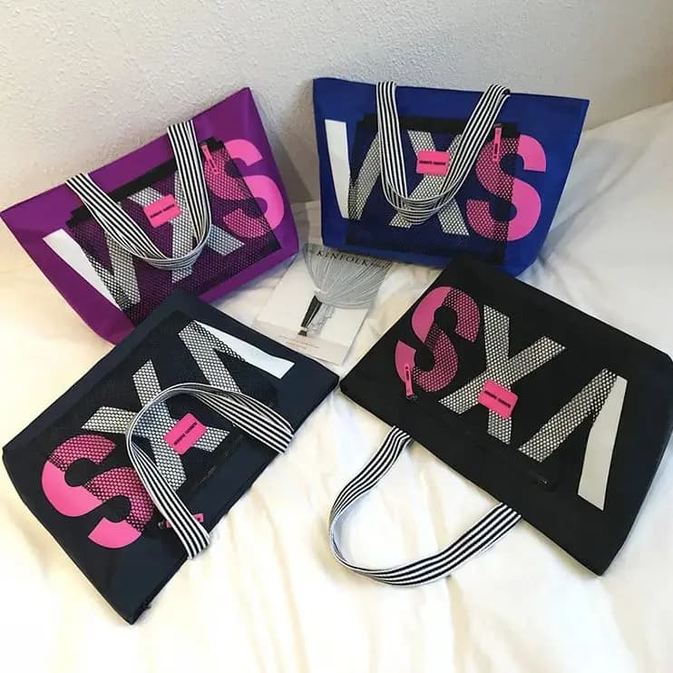 Aliwood 2022 nouveautés lettre femmes sacs à bandoulière à la mode fourre-tout étanche sac de plage grande capacité femme voyage sacs à