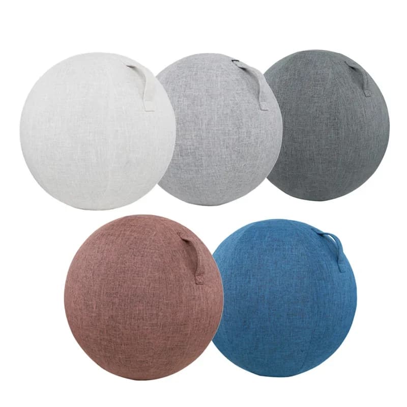 Juste de protection anti-poussière pour boule de Yoga, Pilates, assise, gymnastique, entraînement, équilibre