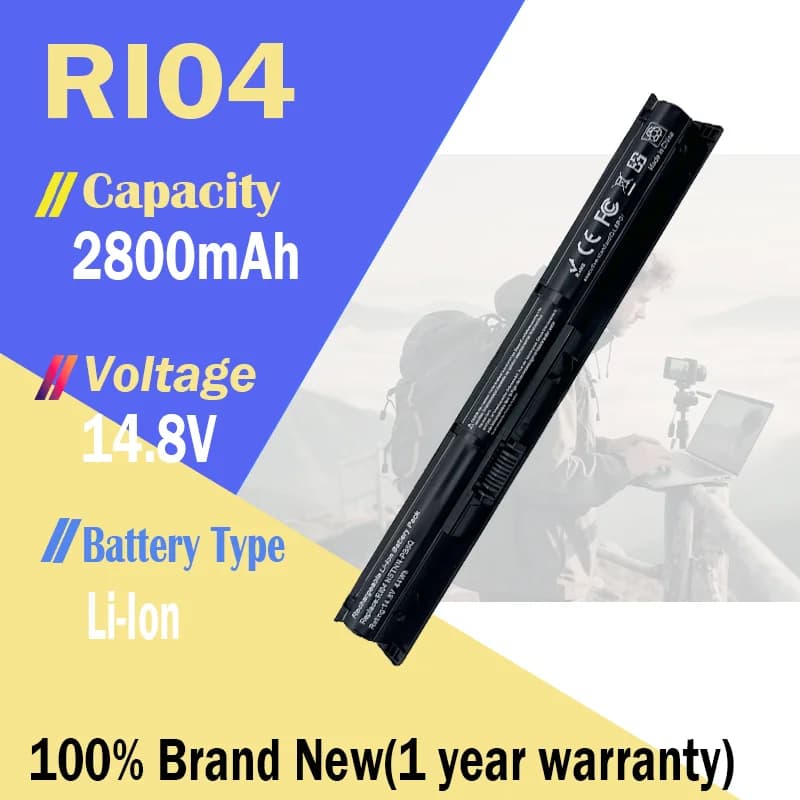 Batterie d'ordinateur portable RI04 R104 pour HP ProBook 450 455 470 G3 HSTNN-DB7B HSTNN-PB6Q HSTNN-Q94C HSTNN-Q95C HSTNN-DB7B