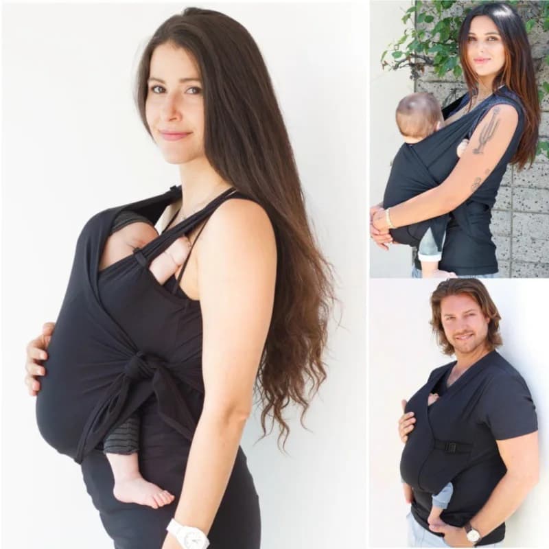 Été Parent Enfant Kangourou Papa Kangourou Maman Confort T-shirt Débardeur Étreignant Bébé Vêtements Vêtements Pour Femmes taille S-L-XL-XXL
