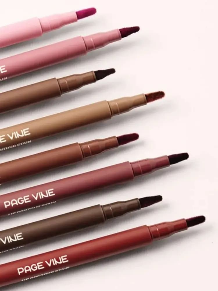 Crayon à lèvres velours marron, couleur chair, mat, imperméable, tasse antiadhésive, rouge cerise, stylo de Contour des lèvres, maquillage pour