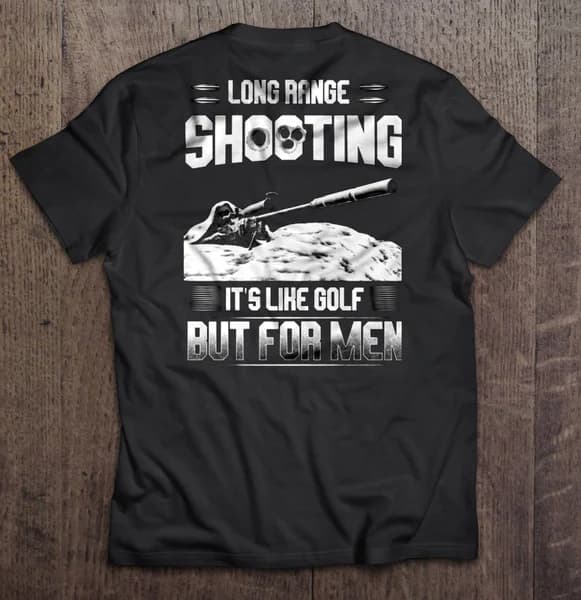 Tir longue portée c'est comme le golf mais pour les hommes-T-shirts mode d'été impression drôle décontracté 100% coton t-shirt