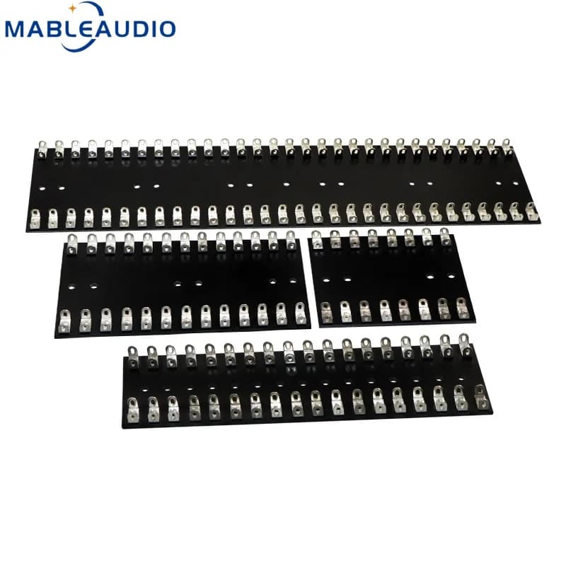 Mableaudio Panneaux de rayonnage en étain double rangée en forme de U pour amplificateurs à tubes et systèmes Hi-Fi