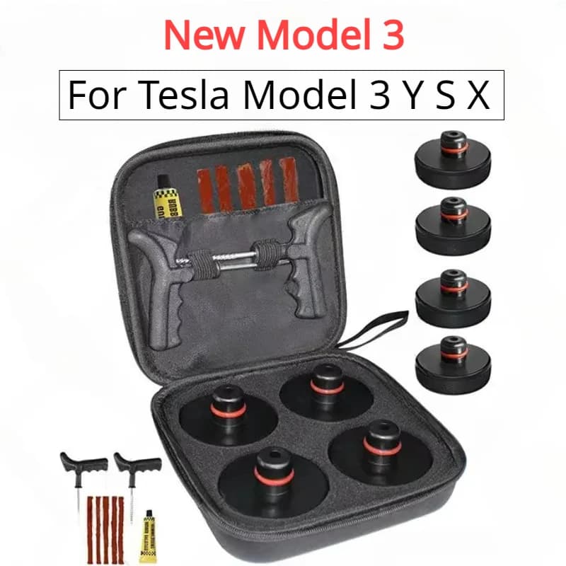 Pour Tesla modèle 3/Y/S/X/3 Highland pour modèle Y Juniper 2025 Jack Pad caoutchouc levage Jack Pad adaptateur outil voiture pneu réparation outil