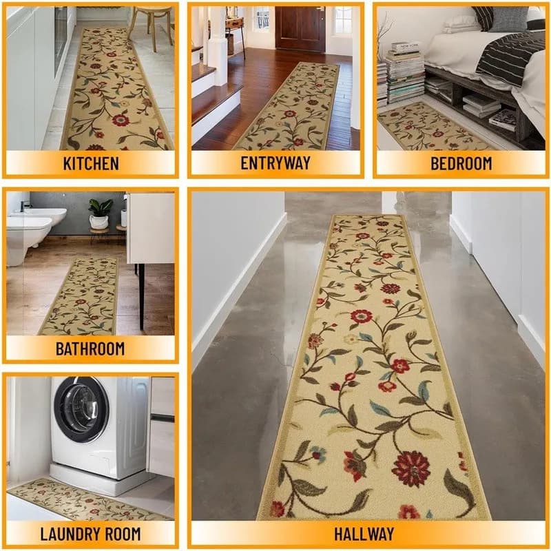 VIKAMA – tapis rétro américain pour salon, vent persan, sable, Table à thé, couverture confortable pour chambre à coucher, lit, décoration de
