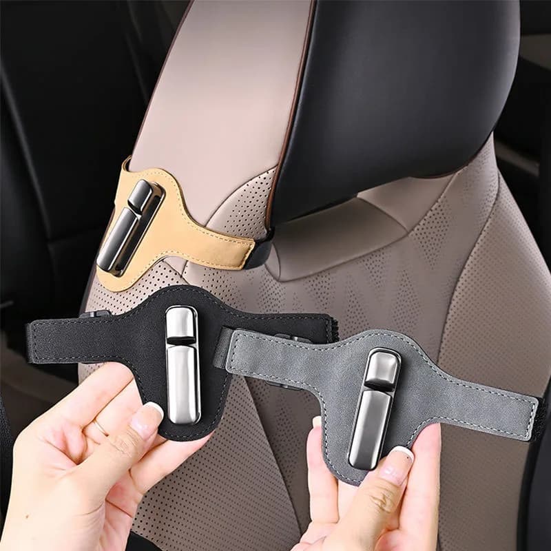 Fixateur universel de ceinture de sécurité de voiture, support de sangle réglable, dispositif de positionnement de boucle de sécurité,