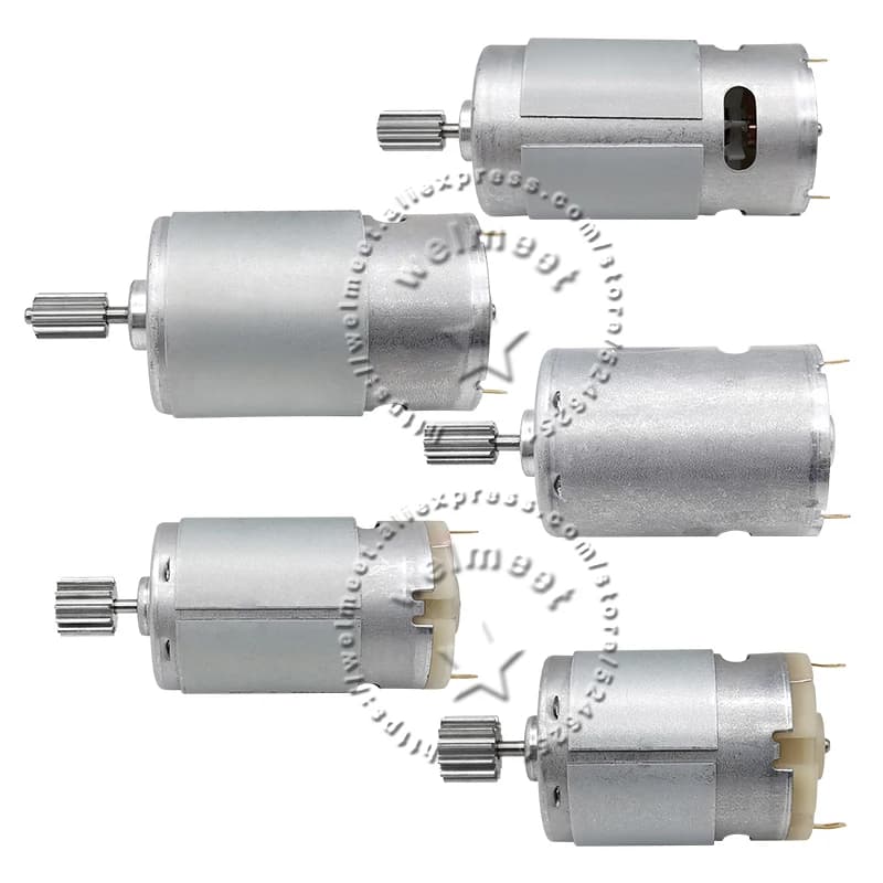 Moteur de voiture électrique télécommandé pour enfants, pièces de moto automobile, 6V, 12V, RS380, RS390, RS540, RS550
