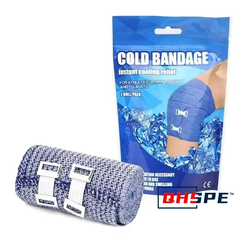 Bandage de glace auto-adhésif, bande de glace à refroidissement instantané, récupération musculaire, bande de refroidissement et de Compression