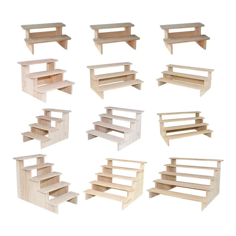 Présentoir multicouche en bois, multifonction, bijoux, Dessert, Cupcake, objets de collection, support de rangement, organisateurs, vitrine de